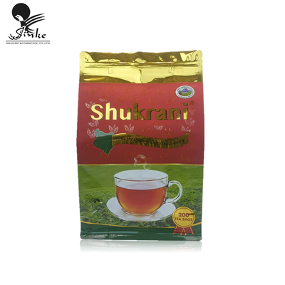 Recycled Materials Factory Supplied Custom Printed Resealable Tea Packaging Bags Stand Up Pouch With Zipper Tea Bags For Tea Coffee Packaging